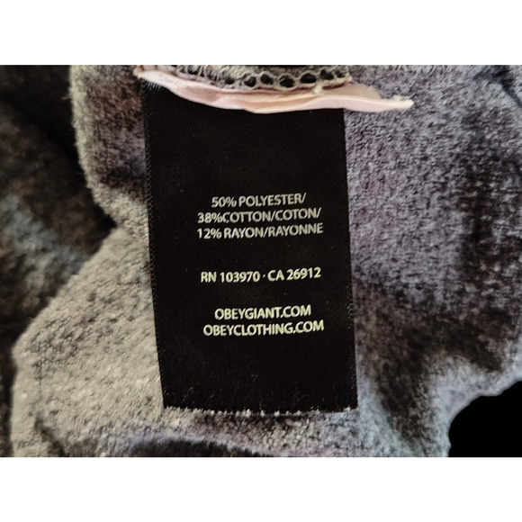 Obey Don't Look Back Pullover Hoodie Size Small - Picture 5 of 7